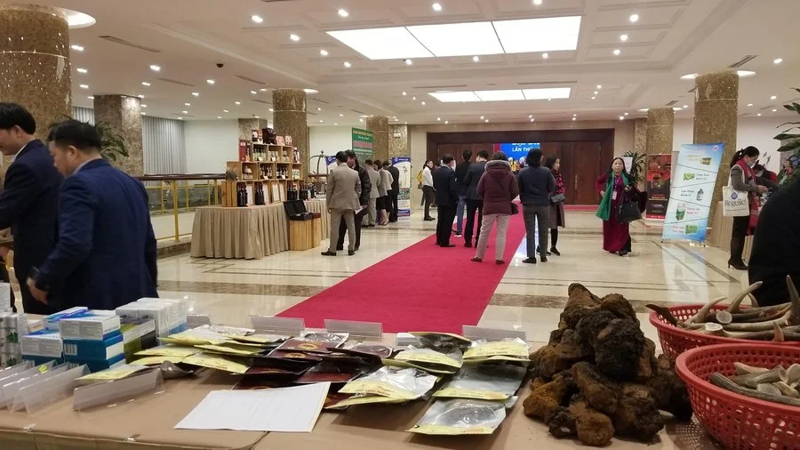 Gian hàng Altai Sibiri tại Đại hội Đông y